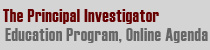 Agenda For CRCI's PI Course